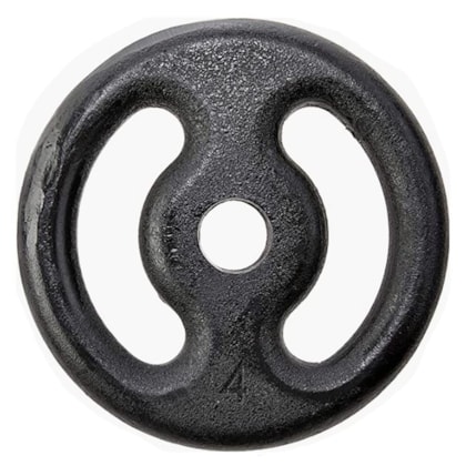 Anilha 4KG Pintada IBJ - Peso Musculação 4Kg Anilha 4KG Pintada IBJ - Peso Musculação 4Kg