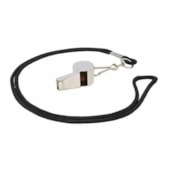Apito de Metal Penalty Grande Com Cordão 110 dB Apito de Metal Penalty Grande Com Cordão 110 dB