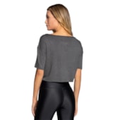 Blusa Cropped Trinys Fluidity Waves F-15160 Feminino