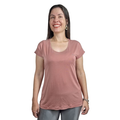 Blusa Trinys Meia Manga Fluidity A-649 Feminina Blusa Trinys Meia Manga Fluidity A-649 Feminina