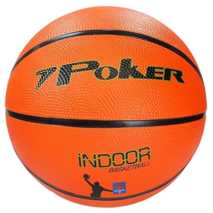 Bola Basquete Poker Basket Indoor 7 Borracha Bola Basquete Poker Basket Indoor 7 Borracha