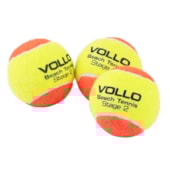 Bola Beach Tennis Vollo 3 unidades Balls VBT001 Unissex Bola Beach Tennis Vollo 3 unidades Balls VBT001 Unissex