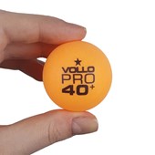 Bola Tênis de Mesa Vollo 1 Estrela Pro 40+ Unissex