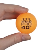 Bola Tênis de Mesa Vollo 3 Estrelas Pro 40+ Unissex Bola Tênis de Mesa Vollo 3 Estrelas Pro 40+ Unissex
