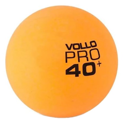 Bola Tênis de Mesa Vollo Pro 40+ Unissex Bola Tênis de Mesa Vollo Pro 40+ Unissex