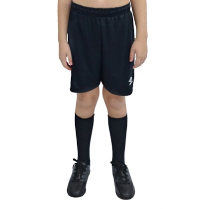 Calção De Futebol Umbro Aria Infantil Preto Calção De Futebol Umbro Aria Infantil Preto