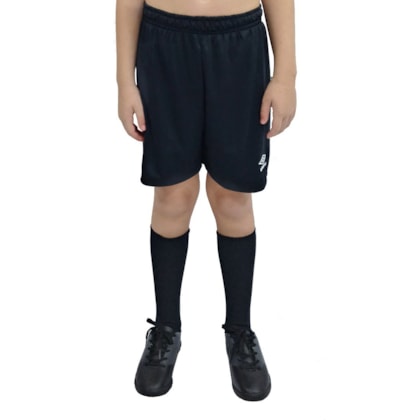 Calção De Futebol Umbro Aria Infantil Preto