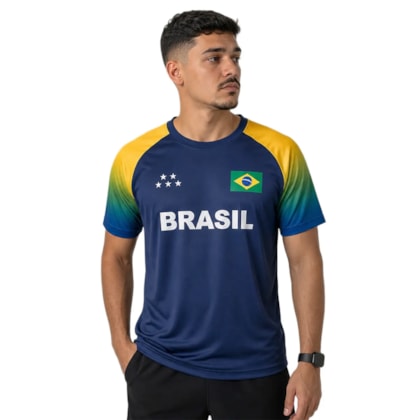 Camisa Brasil Amazônica Braziline Masculina