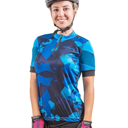 Camisa Ciclismo Poker Dash Feminina Camisa Ciclismo Poker Dash Feminina