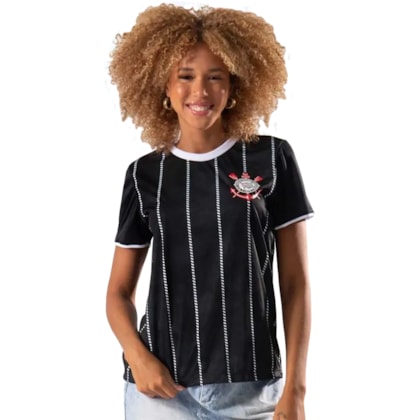 Camisa Corinthians Braziline Corinto Dry Feminina
