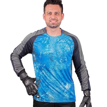 Camisa de Goleiro Poker Dexterity Manga Longa Unissex