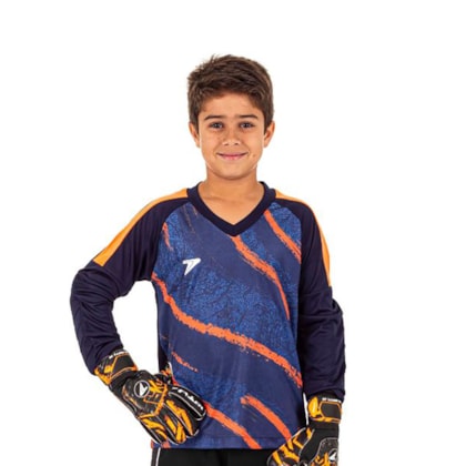Camisa de Goleiro Poker Orbit Infantil Manga Longa Camisa de Goleiro Poker Orbit Infantil Manga Longa