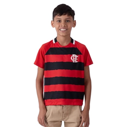 Camisa Flamengo Manto Braziline Infantil (06 ao 14)