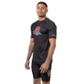Camisa Naja Rash Guard Snake Manga Curta Masculina