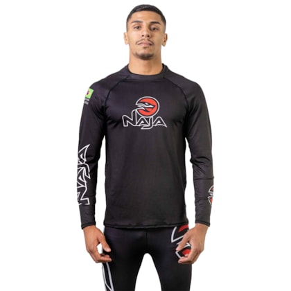Camisa Naja Rash Guard Snake Manga Longa Masculina