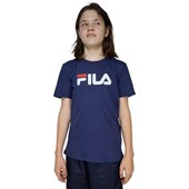 Camiseta Fila Letter Premium Algodão Juvenil