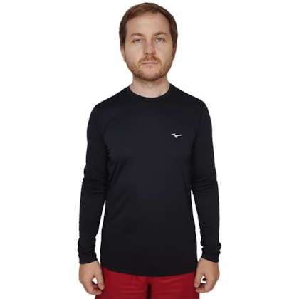 Camiseta Mizuno Nirvana Manga Longa Masculina Camiseta Mizuno Nirvana Manga Longa Masculina