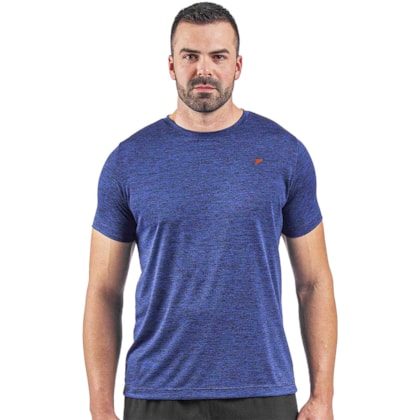 Camiseta Poker Coliseu Azul Masculina Camiseta Poker Coliseu Azul Masculina