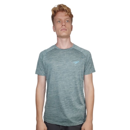 Camiseta Speedo Active Mescla Masculina Camiseta Speedo Active Mescla Masculina