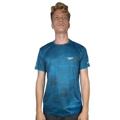 Camiseta Speedo Blur Masculina Camiseta Speedo Blur Masculina