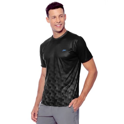 Camiseta Speedo Mosaico Degradê Masculina Camiseta Speedo Mosaico Degradê Masculina