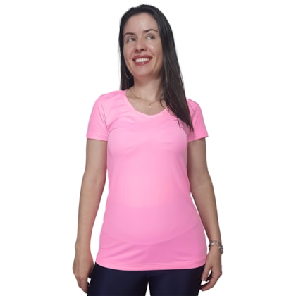 Camiseta Trinys Eco Dry Essential A-860 Rosa Feminina