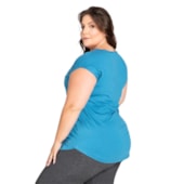 Camiseta Trinys Fluidity Essential A-874 Plus Size Feminina Camiseta Trinys Fluidity Essential A-874 Plus Size Feminina