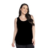Camiseta Trinys Regata Plus Size Básica F-13485 Feminina