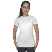 Camiseta Under Armour Tech Solid Branca Feminina Camiseta Under Armour Tech Solid Branca Feminina