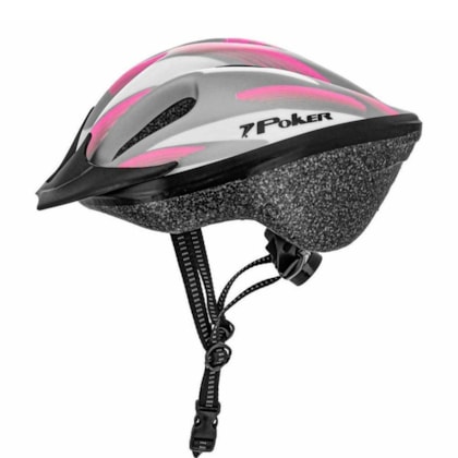 Capacete Poker Bike Windstorm c/ Led Adulto