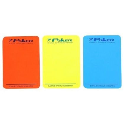 Cartao De Arbitro Futsal Poker Pvc Cartao De Arbitro Futsal Poker Pvc