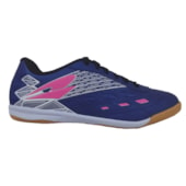 Chuteira Futsal Dray Topfly 384 Feminino Azul Marinho/Pink