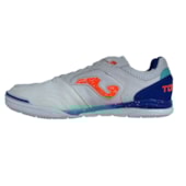 Chuteira Futsal Joma Top Flex Reboud  Adulto Branco/Azul