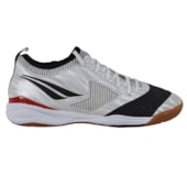 Chuteira Futsal Penalty Max 1000 Locker Ecoknit Branco/Preto