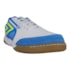 Chuteira Futsal Umbro Pro 5 Bump Club Branco e Azul Masculino