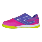 Chuteira Futsal Umbro Pro 5 Bump Club Rosa Unissex