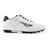 Chuteira Society Diavolo Classic Traction Couro Adulto Branco/Preto Chuteira Society Diavolo Classic Traction Couro Adulto Branco/Preto