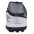 Chuteira Society Umbro Pro 5 Bump Club Preto e Prata Adulto