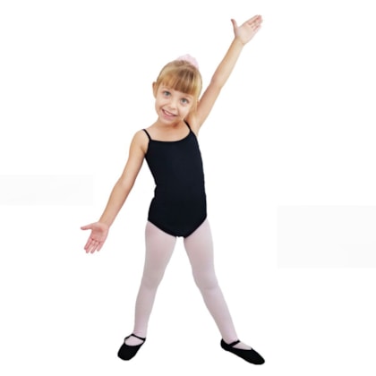 Collant Ballet Ritmus Alças Finas Cinthia Infantil Collant Ballet Ritmus Alças Finas Cinthia Infantil