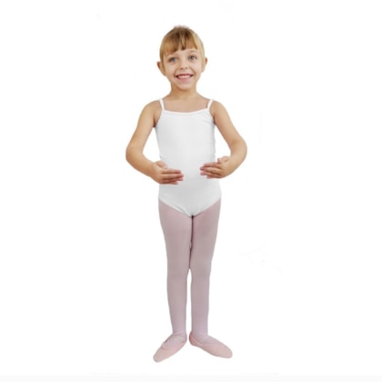 Collant Ballet Ritmus Alças Finas Cinthia Infantil