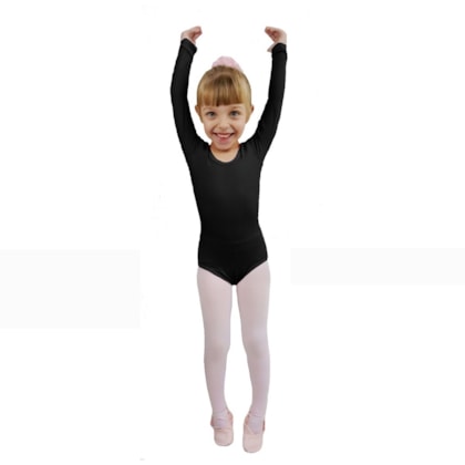 Collant Ballet Ritmus Manga Longa Juliana Infantil Collant Ballet Ritmus Manga Longa Juliana Infantil
