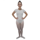Collant Ballet Ritmus Meia Manga Tatiana Feminino 36 ao 46 Collant Ballet Ritmus Meia Manga Tatiana Feminino 36 ao 46