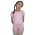 Collant Ballet Vya Fit Meia Manga Liso Infantil Collant Ballet Vya Fit Meia Manga Liso Infantil