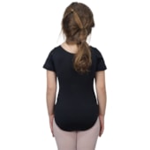 Collant Ballet Vya Fit Meia Manga Liso Infantil