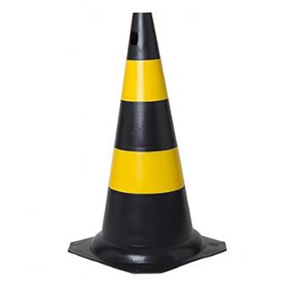 Cone Agilidade e Sinalização Kteli 50cm Plástico Rígido Unissex Cone Agilidade e Sinalização Kteli 50cm Plástico Rígido Unissex