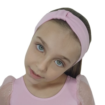 Faixa de Cabelo Com Nó Vya Fit Helanca Infantil Faixa de Cabelo Com Nó Vya Fit Helanca Infantil