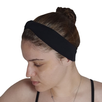 Faixa de Cabelo Com Nó Vya Fit Helanca Infantil Faixa de Cabelo Com Nó Vya Fit Helanca Infantil