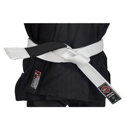 Faixa Jiu Jitsu Naja Extreme Ponta Preta Unissex Faixa Jiu Jitsu Naja Extreme Ponta Preta Unissex