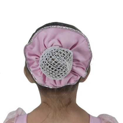 Frufru de Coque Vya Fit Helanca Com Brilho Infantil Frufru de Coque Vya Fit Helanca Com Brilho Infantil