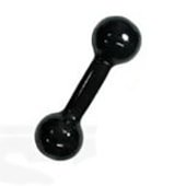 Halter 0,5 KG - 500 Gramas Emborrachado IBJ Halter 0,5 KG - 500 Gramas Emborrachado IBJ